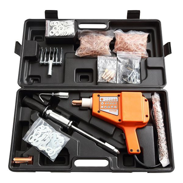 VEVOR Punktschweißgerät Ausbeulspotter 800W Set Bolzenschweißgerät Ausbeuler 5 Schweißmodi Ausbeulwerkzeug 425mm Gleithammer, DZYTSLZHJ800ETSTTV2