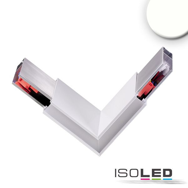 ISOLED Eckverbinder 90° prismatisch für Hängeleuchte Linear Up+Down, 3W, weiß, neutralweiß, 114118
