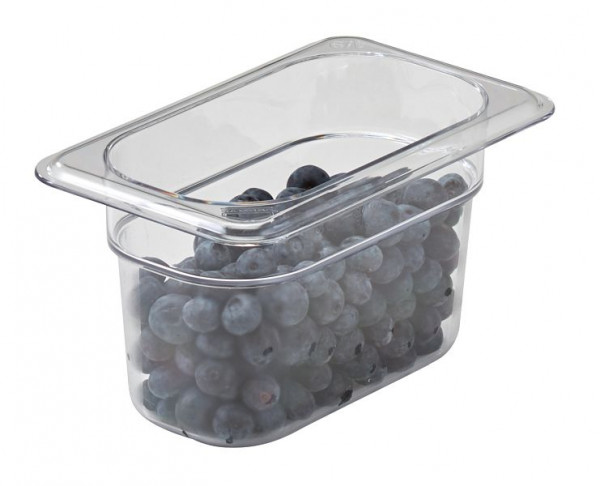 Cambro GN-Behälter 1/9 X 100 mm Camwear® Klar, VE: 6 Stück, 94CW135