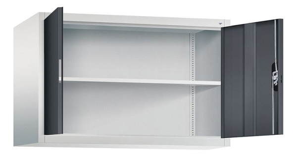 C+P Aufsatzschrank Acurado, H790xB1200xT500mm, Farbe: Lichtgrau / Schwarzgrau, Muldengriff, 9485-000 S10191