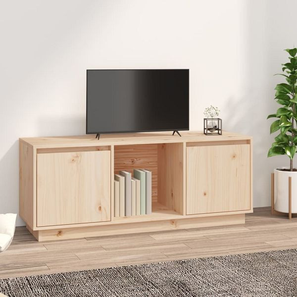 vidaXL TV-Schrank 110,5x35x44 cm Massivholz Kiefer, 814339