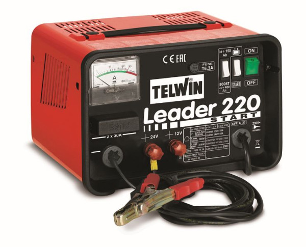 Telwin LEADER 220 START Batterieladegerät und Starter 230V, 807539