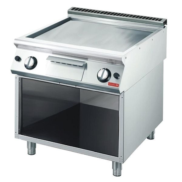 Gastro M Gasgrillplatte 70/80FTGS-FR, glatt und verchromt, GL937