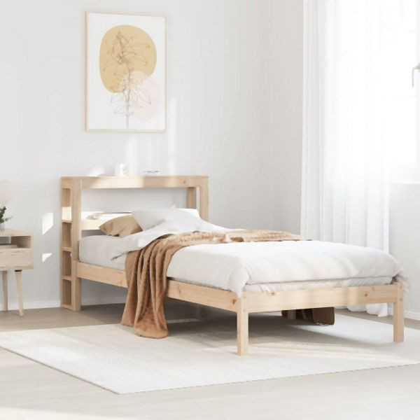 vidaXL Massivholzbett ohne Matratze 90x190 cm Kiefer, 3305708