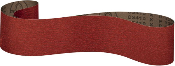 Klingspor CS 410 X Schleifbänder Multibindung 50 x 450 mm Korn 80 F4G mit Gewebeunterlage, VE: 25 Stück, 53267