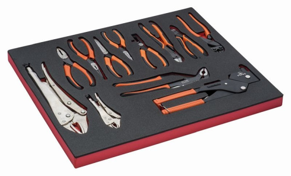 Bahco 3/3 Einlage, Zangen, 12-teilig, FF1A4001, 7314150286713