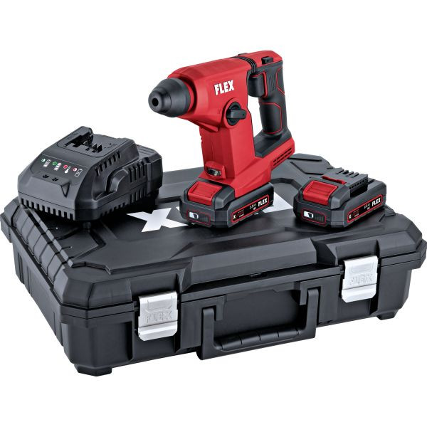 FLEX Kompakter und leichter Akku-Bohrhammer 18 V FHE 1-16 18.0-EC TC 2.5/Set, 531312