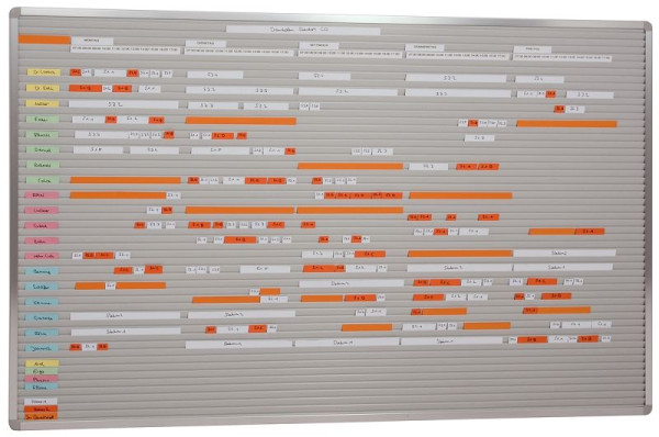 Eichner Einstecktafel, Schienenanzahl: 52, 160 x 94cm, 9080-00123