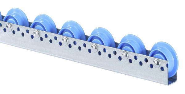 BS Rollen Endanschlag für Rollenschiene, Spurkranzröllchen aus Kunststoff, 422.004