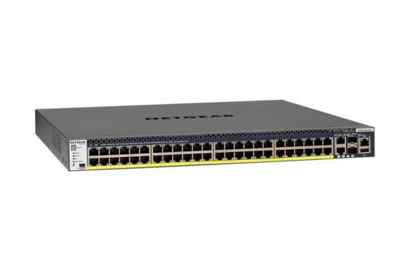 Netgear 52-Port Stackable Managed Switch, Layer 2, 1000W PSU Inkusive, GSM4352PB-100NES