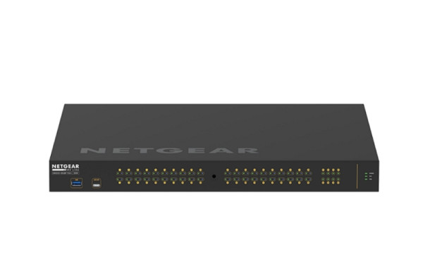 Netgear Gigabit Switch, 40x RJ45 PoE+, 8x SFP 1G, 480W PoE Budget, managed, GSM4248P-100EUS