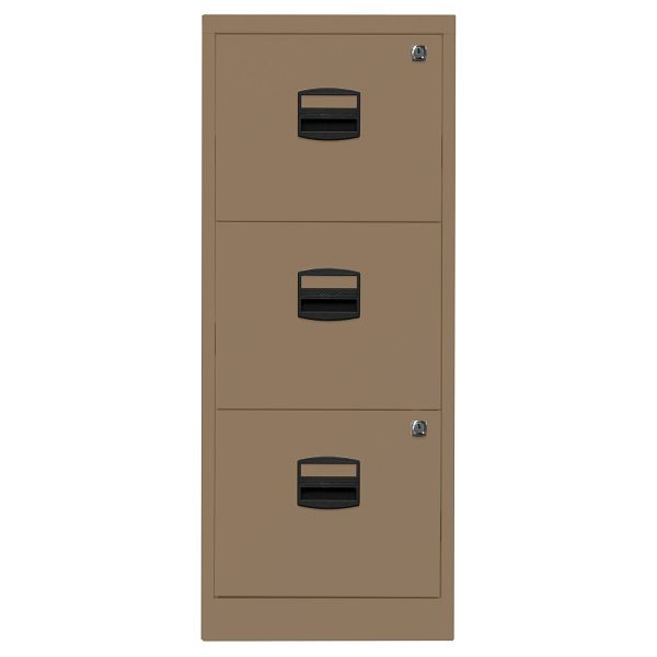 Bisley Home Hängeregistraturschrank PFA, 3 HR-Schubladen, 668 coffee, PFA3F668