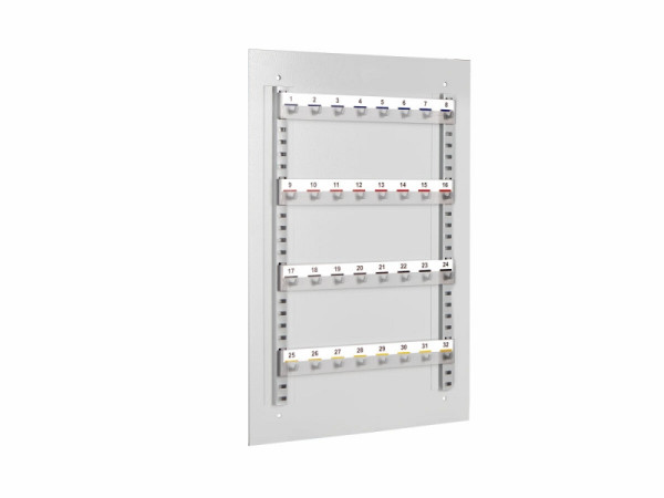 Eichner Wandtafel zur übersichtlichen Aufbewahrung von bis zu 32 Schlüsseln, 9201-00053