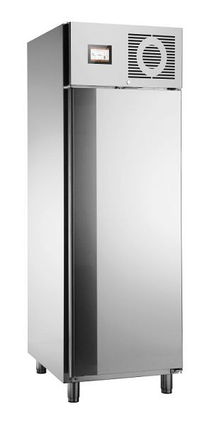 KBS Edelstahl Tiefkühlschrank TKU 726, für GN 2/1 mit 5" Touchscree-Steuerung und vorgeformten Auflageschienen, 120100