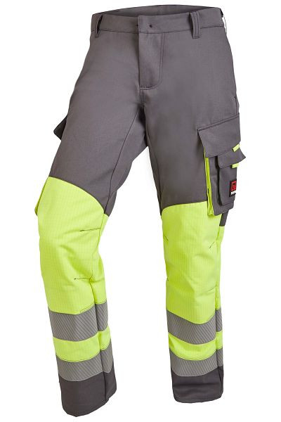 ROFA Bundhose 4592505, Größe 50, Farbe 424-grau-leuchtgelb, 4592505-424-50