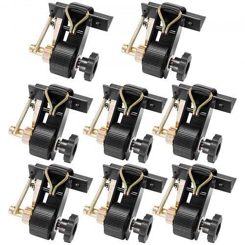 VEVOR Spanngurte für Leitergestell, 38 mm x 2,25 m, Ratschengurte mit J-Haken, 226,8 kg Traglast, (8er-Pack), FGTJJLGDD8J0QDRGY001V0