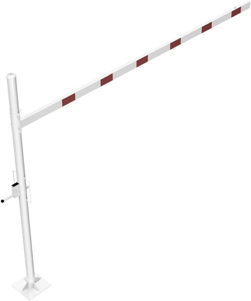 Schake Höhenbegrenzer dreh- und abschließbar 4000 mm zum Aufdübeln, mit Profilzylinderschloss Standpfosten Ø 89mm, 417_401ZBP