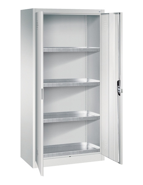 C+P Umweltschrank Acurado, H1950xB930xT500mm, 7035/7035, 8921-315 S10409