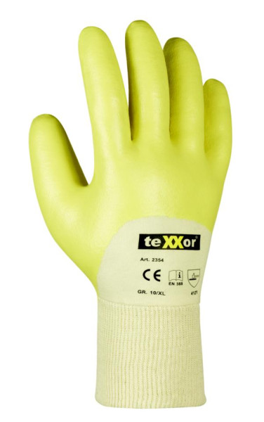teXXor Nitril-Handschuhe "STRICKBUND", Größe: 10, VE: 144 Paar, 2354-10