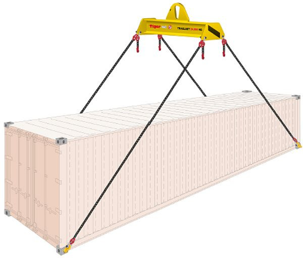 TIGER Hebezeuge Containertraverse - TA-SC, Traglast: 24.000 kg, für Containergröße: 20 + 40 Fuß, TA-SC40-20-K-24_CXX