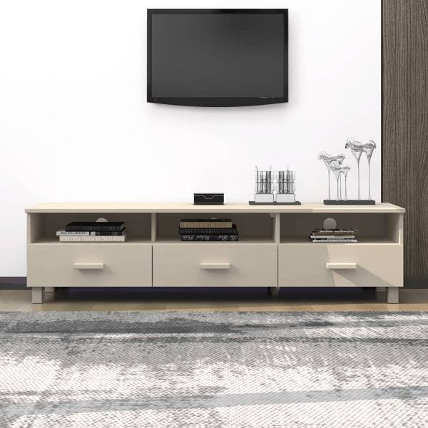 vidaXL TV-Schrank HAMAR Honigbraun 158x40x40 cm Massivholz Kiefer, 340472