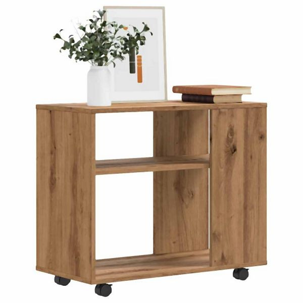 vidaXL Beistelltisch Artisan-Eiche 70x35x55 cm Holzwerkstoff, 856027