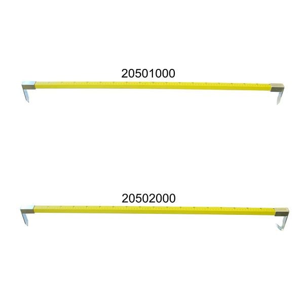 NESTLE Ablängstab Anreißmeterstock 100cm Holz, 20x20mm, leichte Ausführung,, 20502000