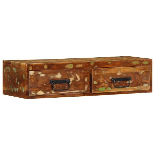 vidaXL TV-Wandschrank 80x30x19 cm Altholz Massiv, 4017462