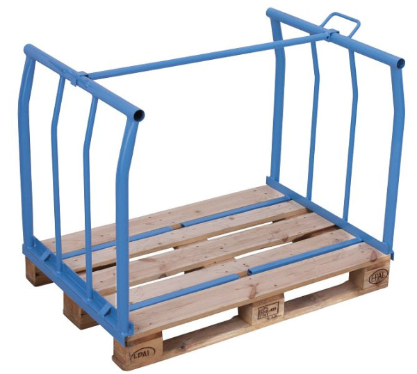 VARIOfit Palettenaufsatz Typ 66, Innenmaße: 1.130 x 800 mm, RAL 5012 lichtblau, Nutzhöhe: 770 mm, pa-080.009