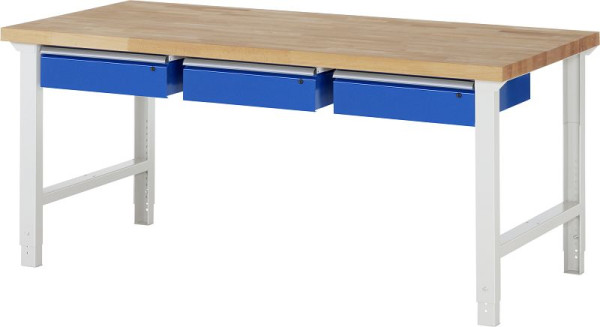RAU Werkbank Serie 7000 - Modell 7003-1, B2000 x T900 x H790-1140 mm, 03-7003A1-209B4H.11