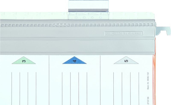 Eichner Rastreiter mit Bezeichnungsstreifen, Transparent, VE: 10 Stück, 9209-00179