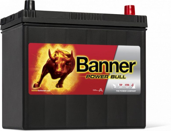 Banner Power Bull P45 23 Asia, Kalzium PKW Batterie der neuesten Generation, 013545230101