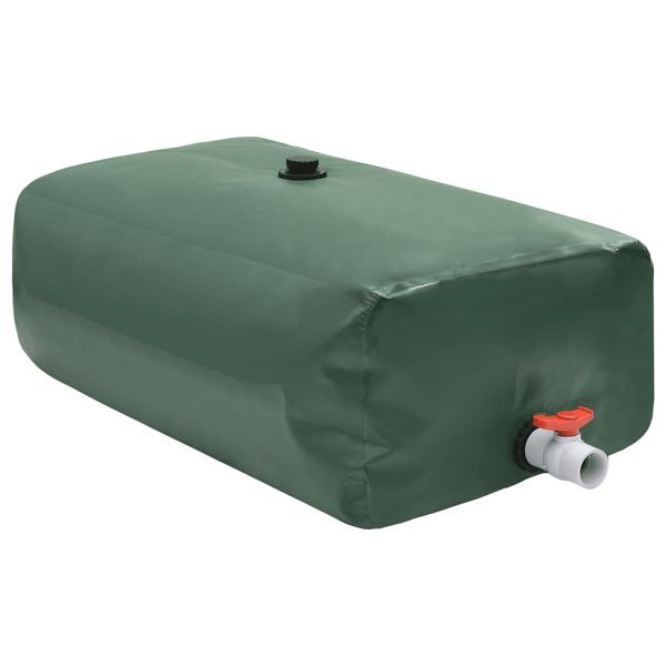 vidaXL Wassertank mit Wasserhahn Faltbar 1500 L PVC, 156330