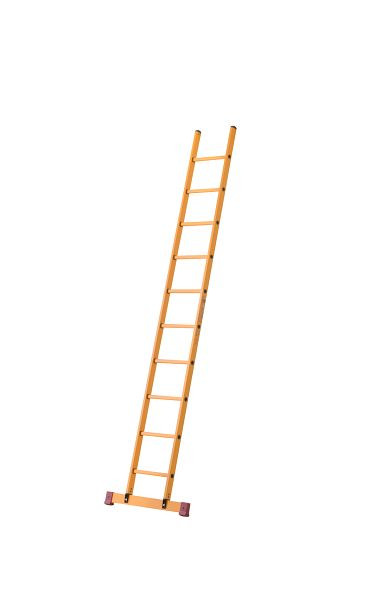 HYMER GFK Sprossenanlegeleiter, 10 Sprossen/Stufen, 391110