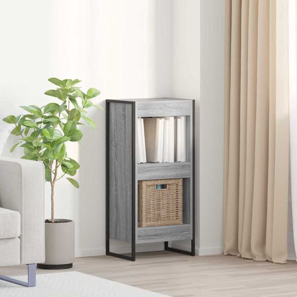 vidaXL Bücherregal Graues Sonoma 80 x 30 x 155 cm Holzwerkstoff, 886363