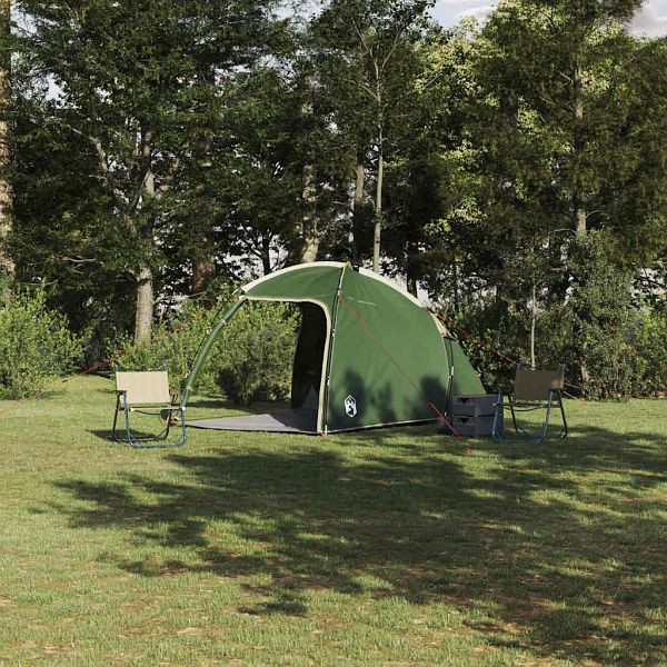 vidaXL Zelt Sonstiges Grün 370 x 230 x 185 cm Polyester und Fiberglas, 42000990