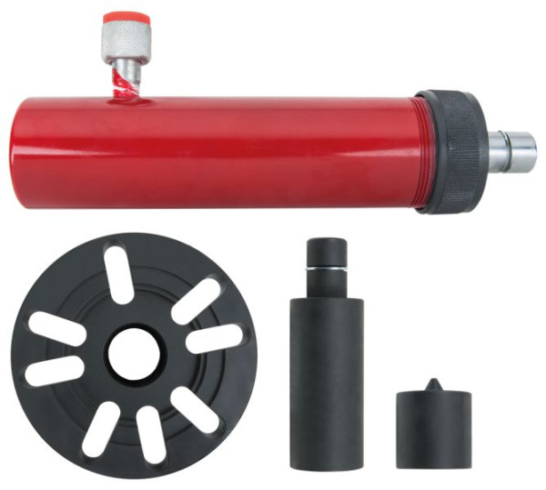KS Tools Universal-Riemenscheiben-Abzieher-Satz mit Hydraulik-Zylinder, 4-teilig, 460.0635
