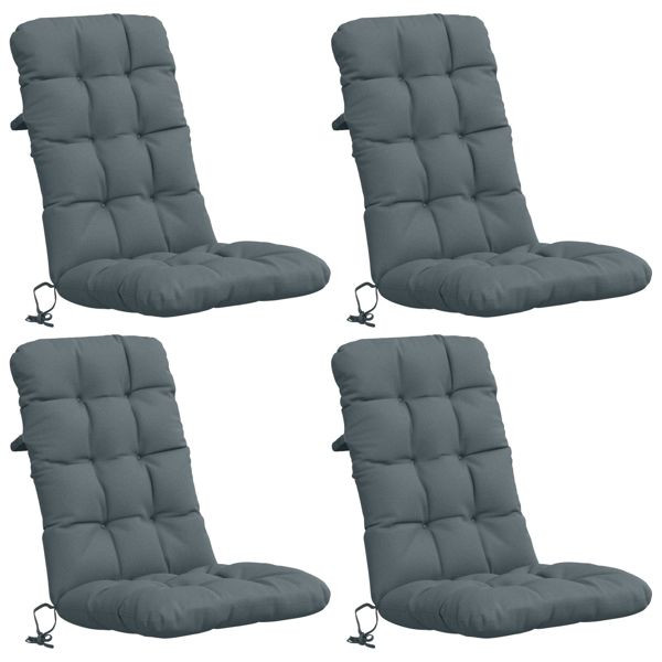 vidaXL 4-teiliges Hochlehner Kissenset VIANEN 4 pcs 100 % Polyester, 953762