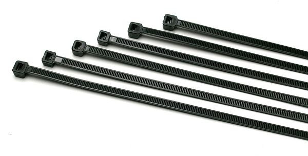 Etherma Kabelbinder schwarz, UV-beständig, 140 x 3,6 mm, 38391