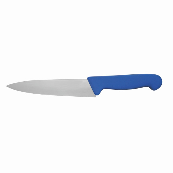 Schneider Kochmesser, schmale Klinge, 16 cm, Griff blau, 260836