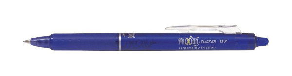 PILOT Tintenroller FriXion Clicker - 0,4 mm, blau, radierbar, BLRT-FR7-L