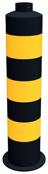 Schake Inselpfosten Ø178x846mm, schwarz - gelb, 44171BG
