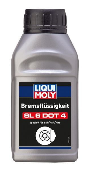 LIQUI MOLY Bremsflüssigkeit SL6 DOT 4, Kanister Kunststoff, VE: 0,5 Liter, 21167