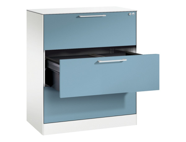 C+P Hängeregistraturschrank Asisto, H1010xB800xT435mm, 9016/0010, 146043-312 S10163