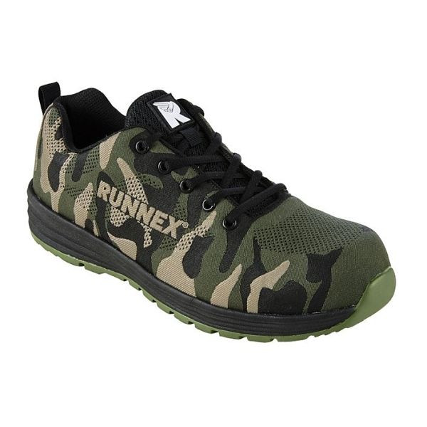 RUNNEX S3-Sicherheitshalbschuhe SportStar, oliv/schwarz/beige, Größe: 44, VE: 1 Paar, 5346-44