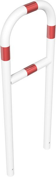 Schake Rohrbügel aus Stahlrohr Ø 60 x 2,5 mm mit Querholm zum Einbetonieren, Gesamtbreite: 500 mm, Gesamthöhe: 1400 mm, 465_31B