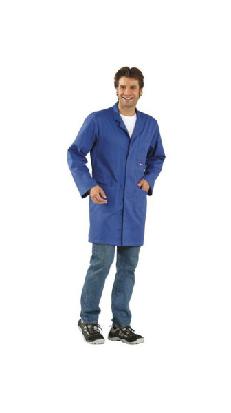 Planam MG 290 Berufsmantel, kornblumenblau, Größe 64, 0640064