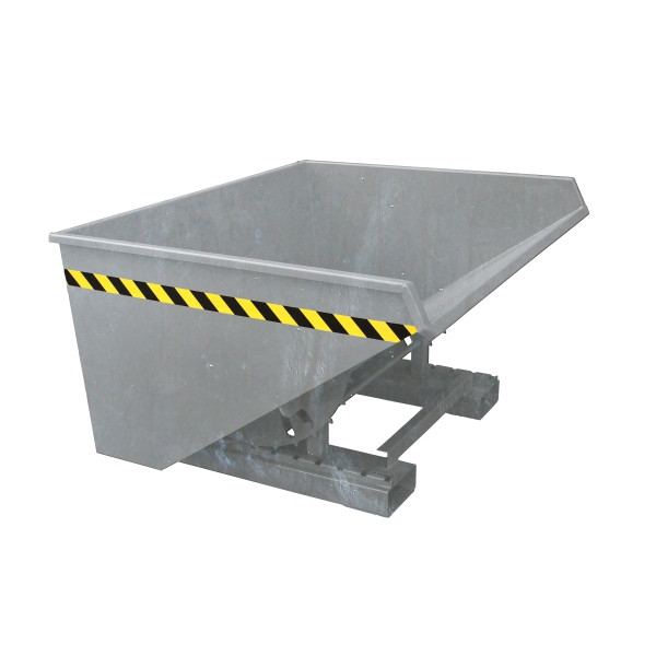 Eichinger Industrie Kippbehälter mit Abrollkufen, 750 kg, 300 Liter, feuerverzinkt, 20230400002000
