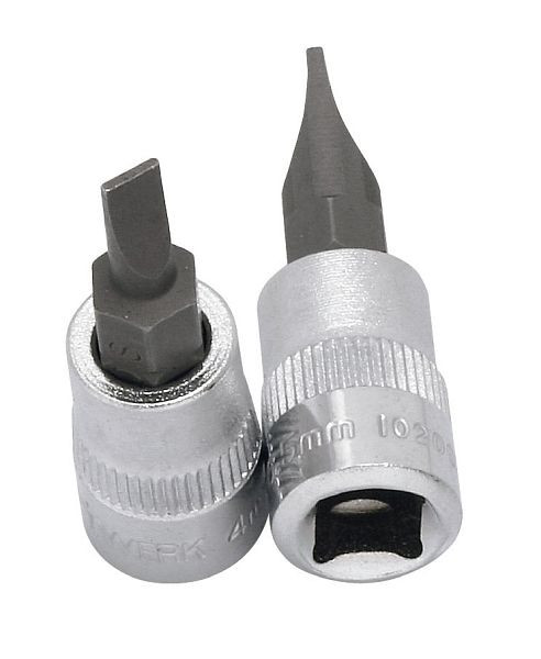 Kraftwerk 1/4" Bit-Steckschlüssel-Einsatz Schlitz 4 mm, 102040