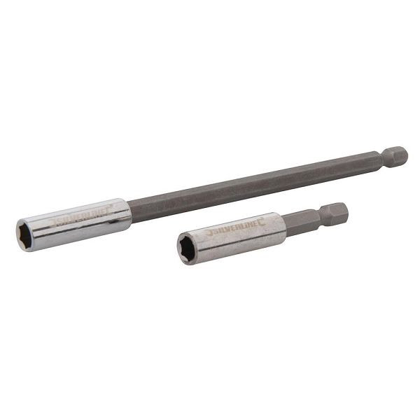 Silverline Magnetischer Schraubendreher-Bithalter, 2-tlg. Satz, 60 u.150 mm, 436745